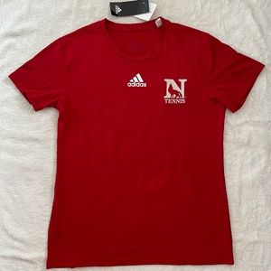 Adidas Creator Short Sleeve Climalite Shirt (Red - White - Black)